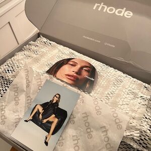 RHODE Oversized Black Bubble Bag